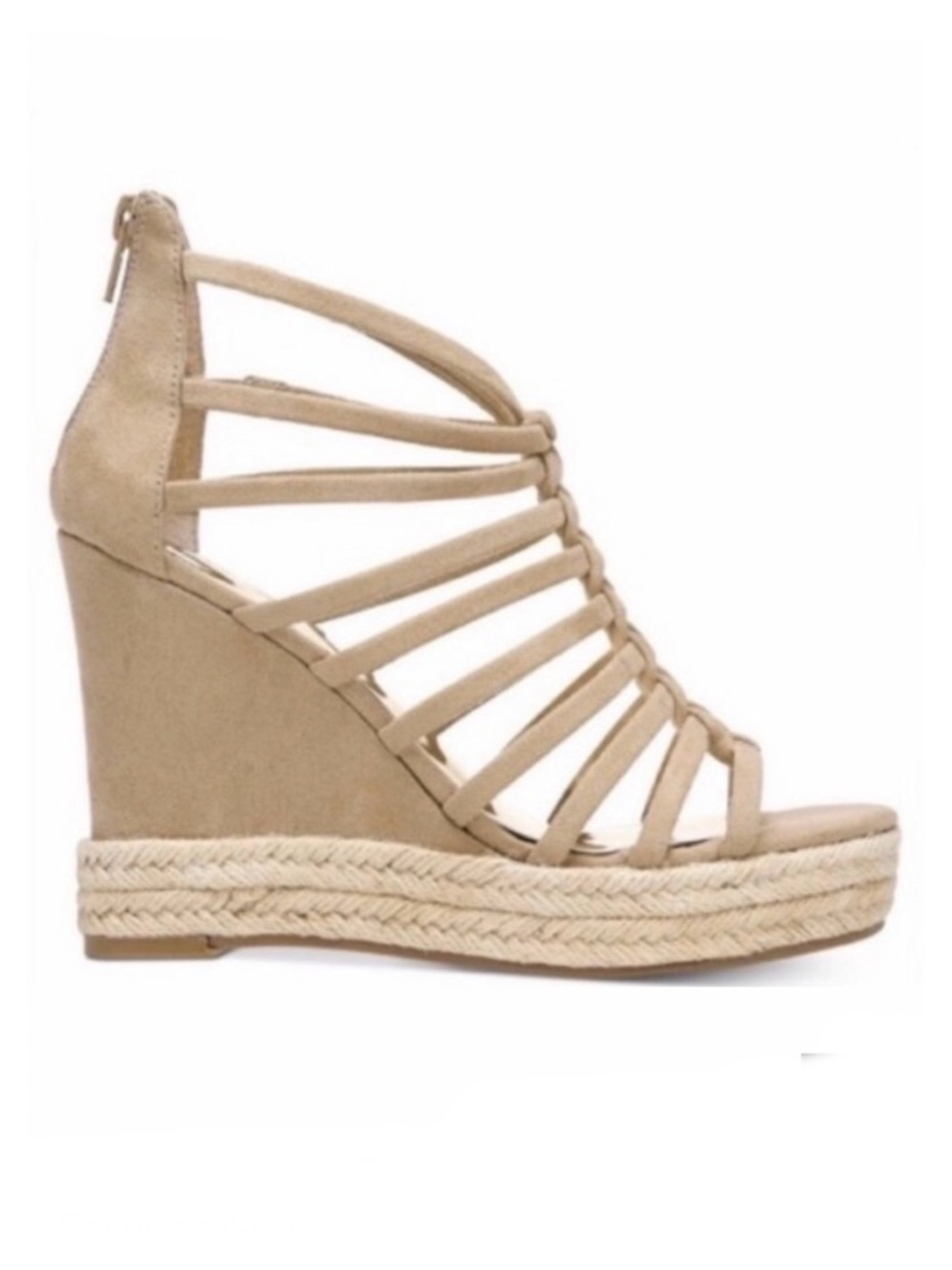 Carlos Camilla Tan Platform Wedge Sandals Size 10 Sandal Wedges